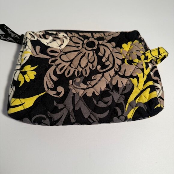 Vera Bradley Vinyl Lined Small Makeup Pouch with Zipper Closure Top - Picture 2 of 6